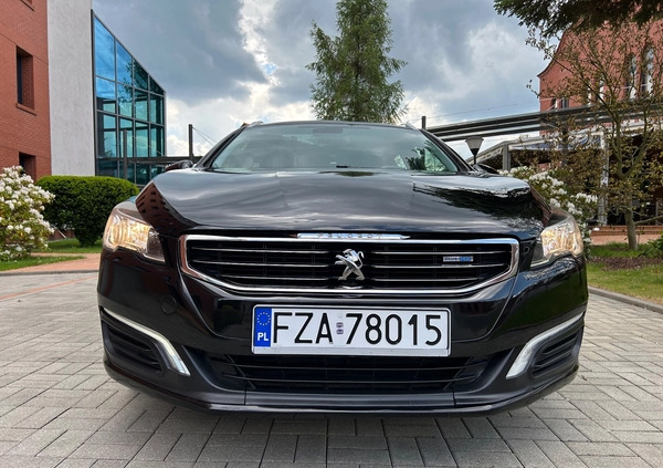 Peugeot 508 cena 37900 przebieg: 138000, rok produkcji 2015 z Żary małe 277